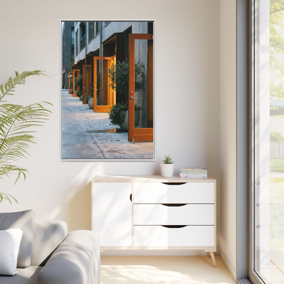 Matte Canvas, Framed - Twilight Promenade (8×10, 9×12, 11×14, 12×16, 10×20, 12×18, 16×20, 16×24, 18×24, 12×36, 20×24, 16×32, 20×30, 24×30, 24×32, 16×48, 24×36, 24×48, 30×40, 20×60, 32×48, 30×60 & 40×60)