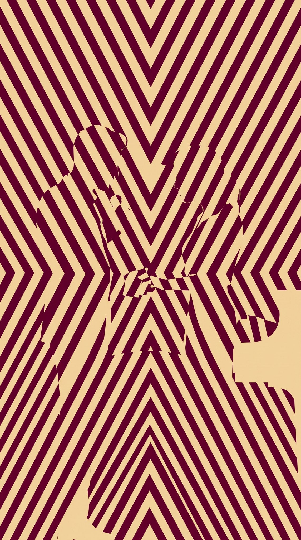 Kinetic Silhouette Abstract Graphic Art
