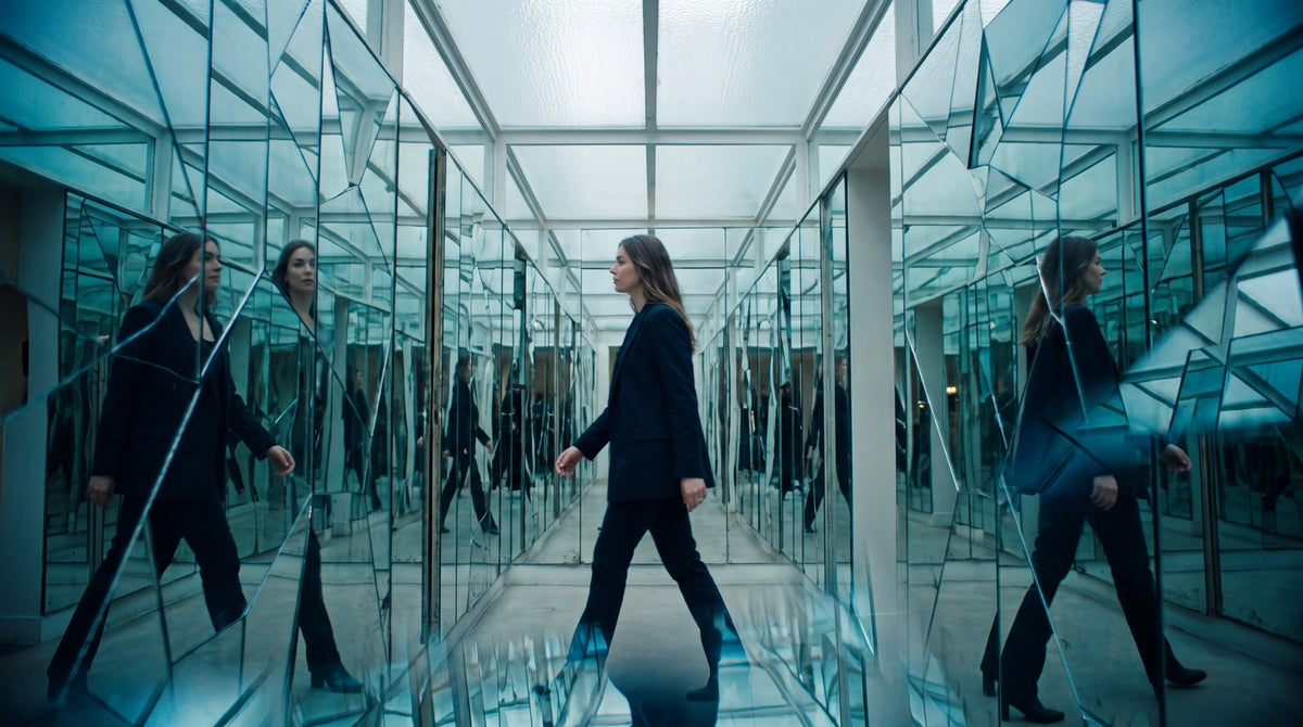 Infinite Mirror Corridor Cinematic Art