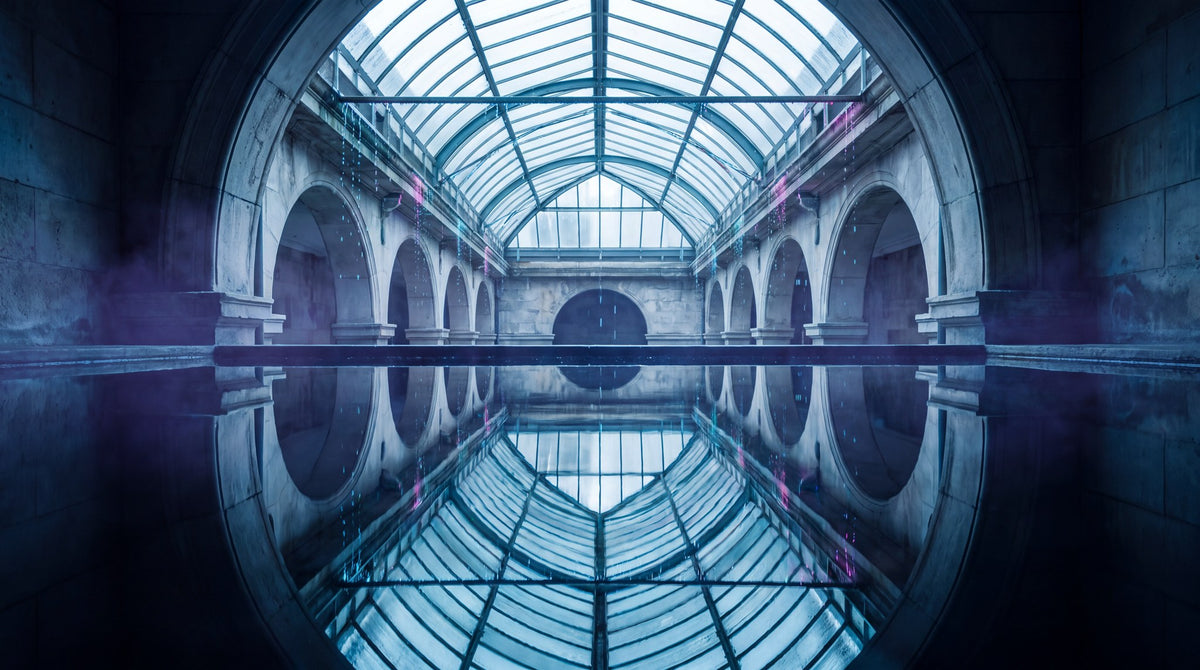 Threshold Visions Subterranean Pool Atrium