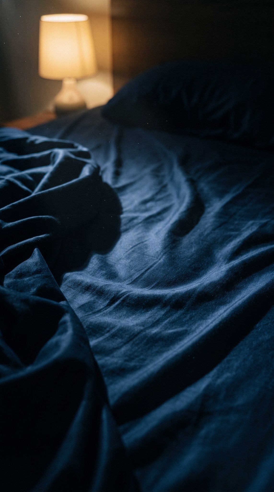 Midnight Linens Moody Night Wall Art