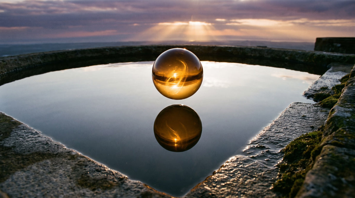 Golden Solstice Sphere Fine Art