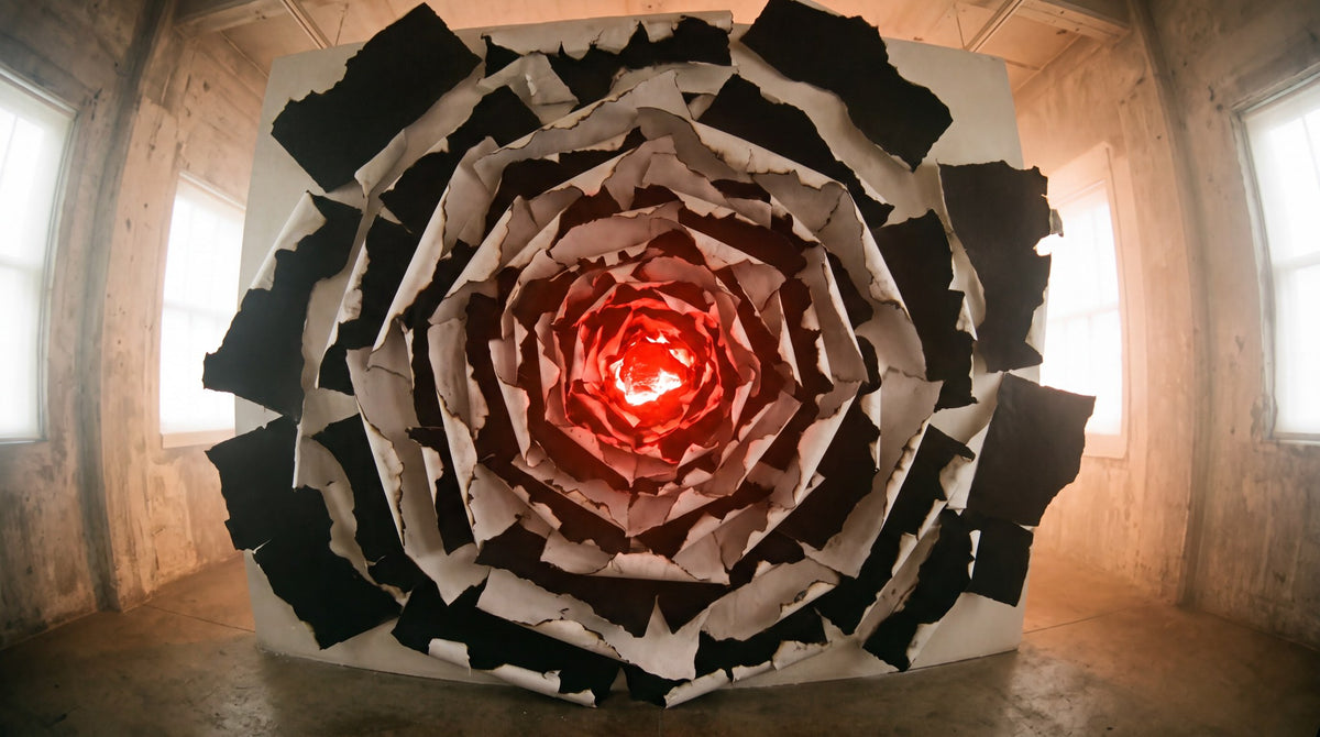 Paper Bloom Rift Portal Art