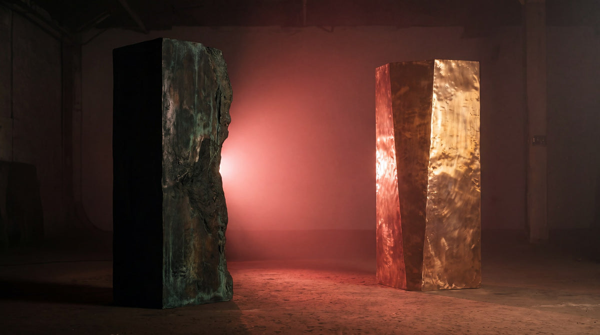 Monolith Dualism Brutalist Minimalist Fine Art