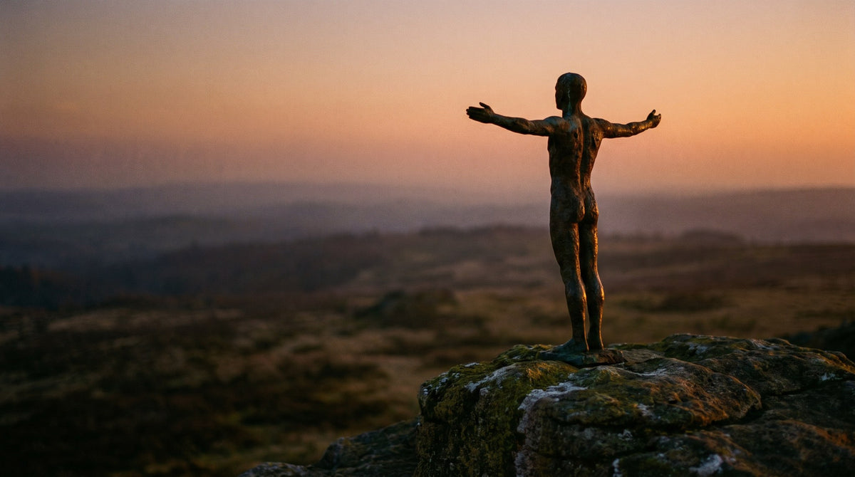 Horizon Solitude Bronze Statue Art