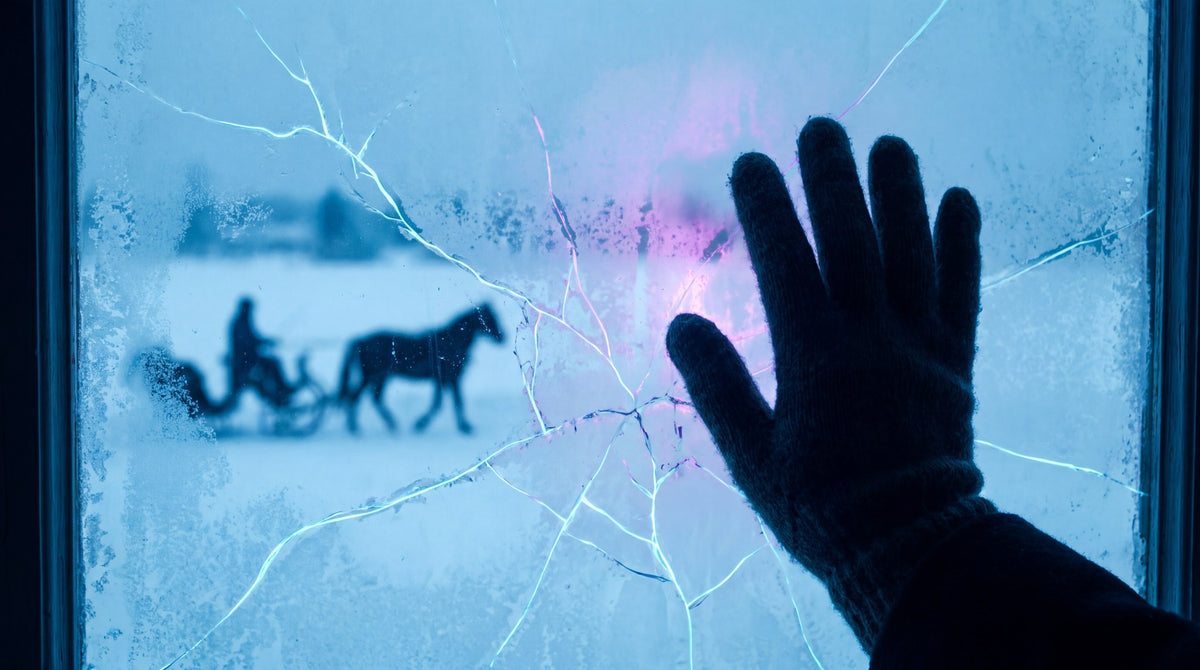 Winter Threshold - Cinematic Gloved Hand Art