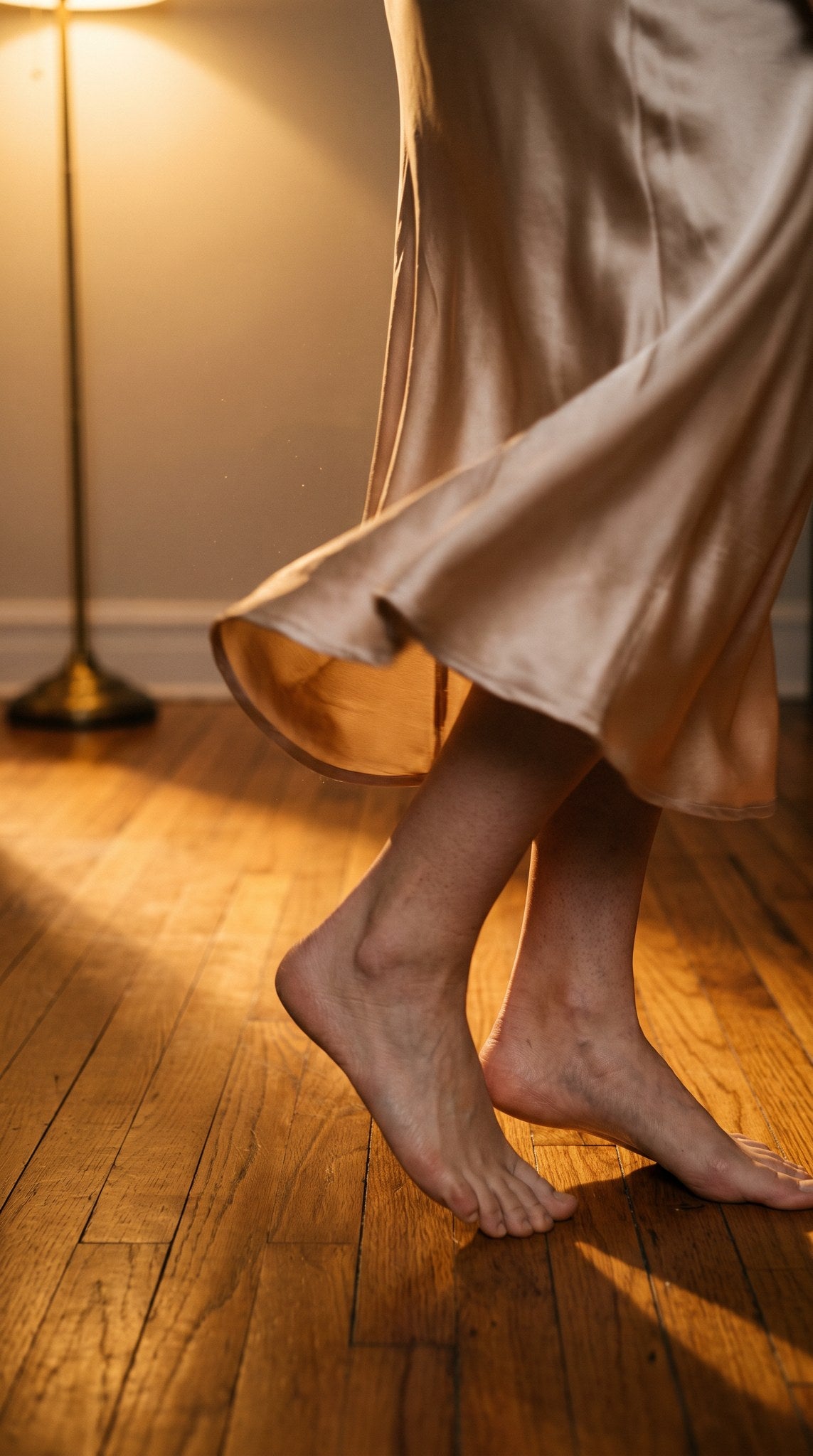 Golden Hour Motion - Silk Twilight Grace