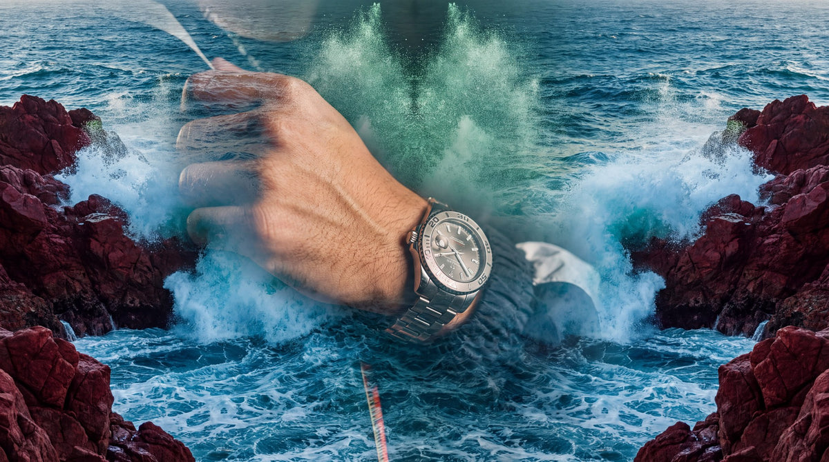 Tide and Time Ocean Chronometer Wall Art