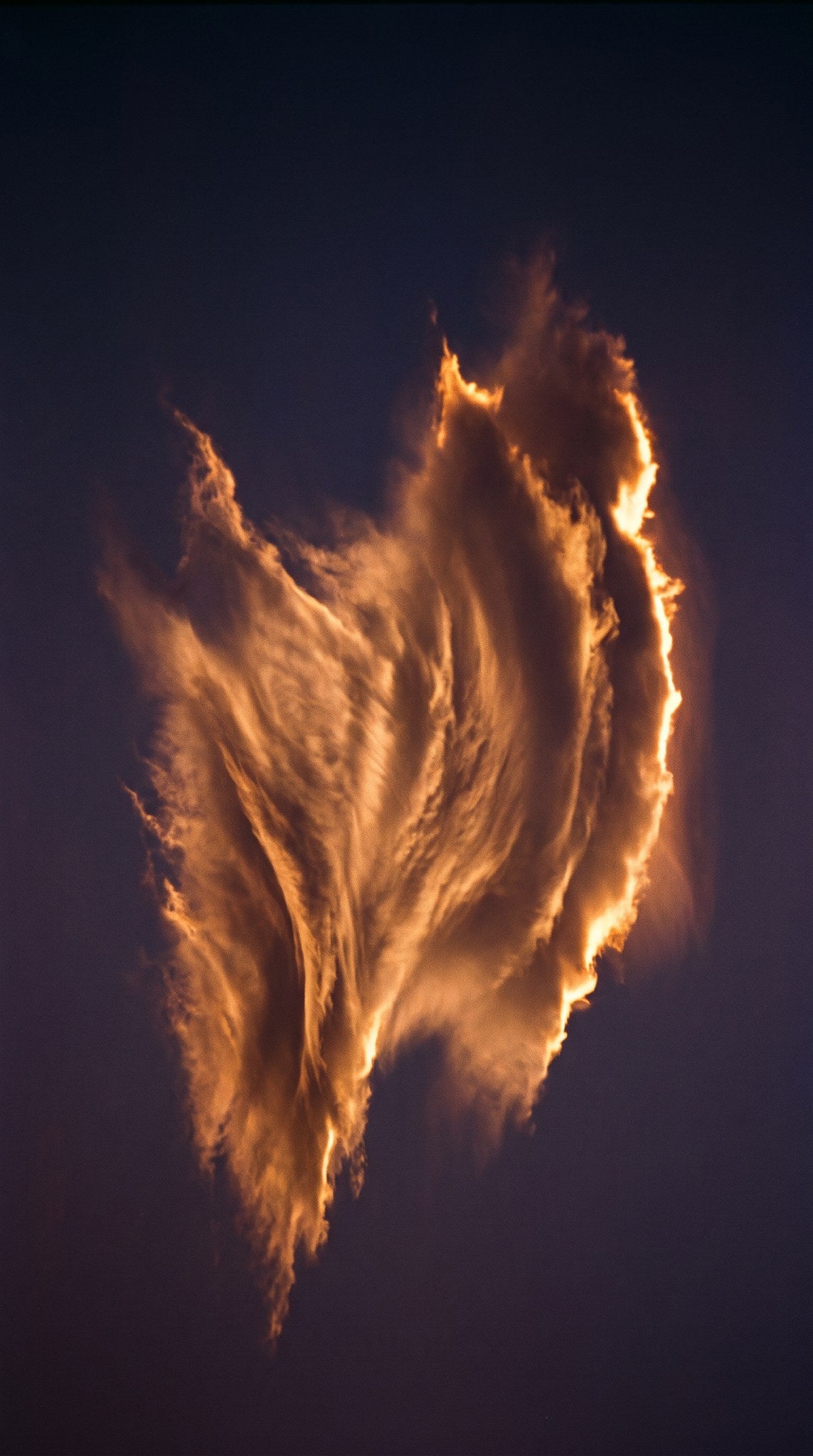 Celestial Ember Cloudscape Wall Art