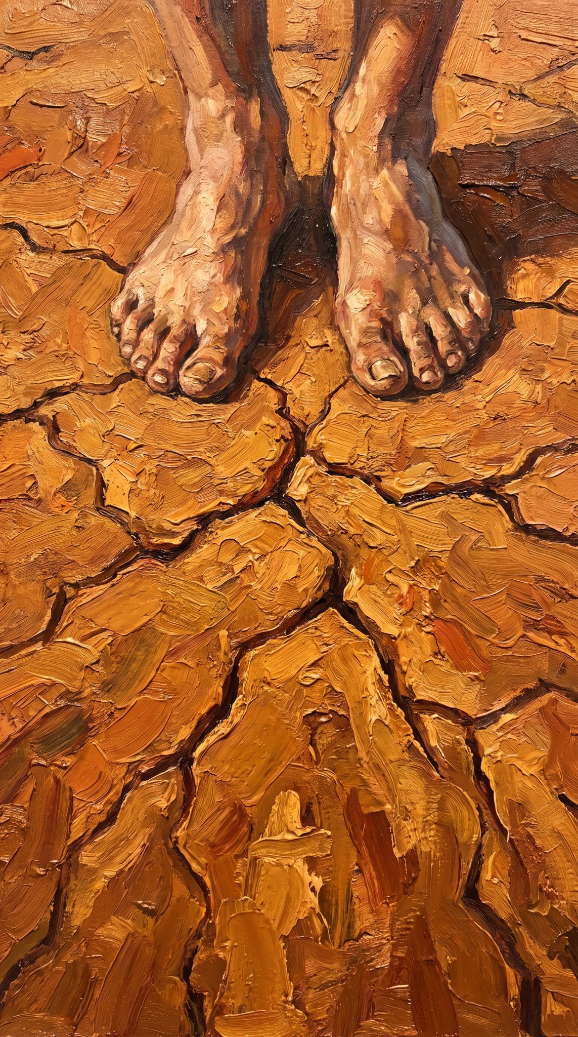 Grounded Earth Textured Art