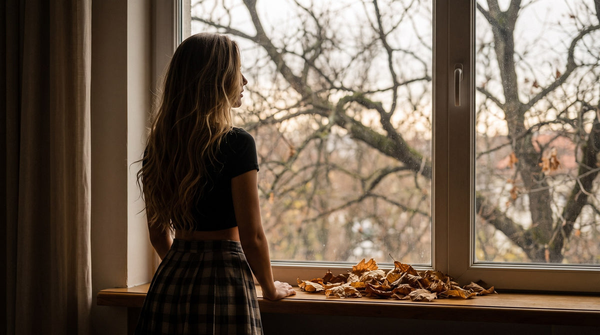 Autumn Window Glow Art