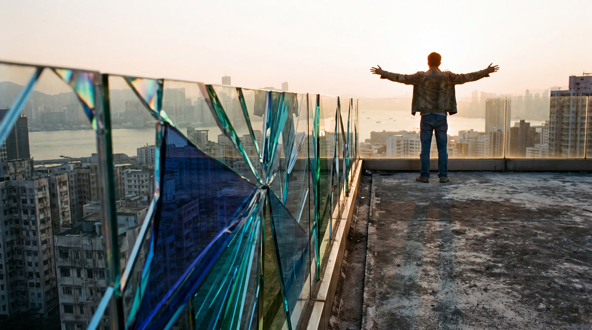 City Horizon Rooftop Print
