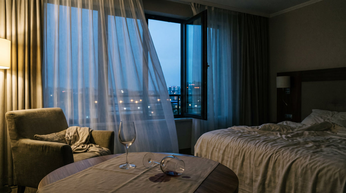 Midnight Reflections Moody Bedroom Fine Art