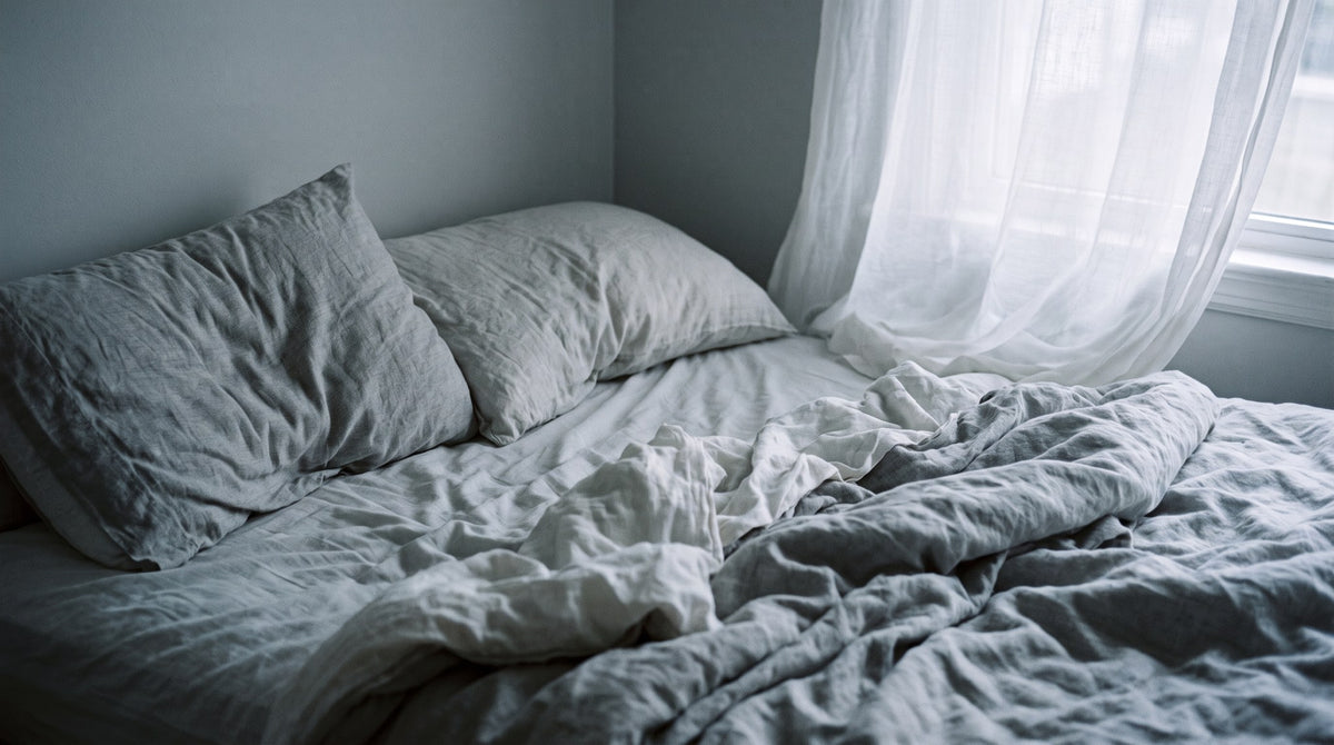 Morning Stillness Linen Aesthetic Art