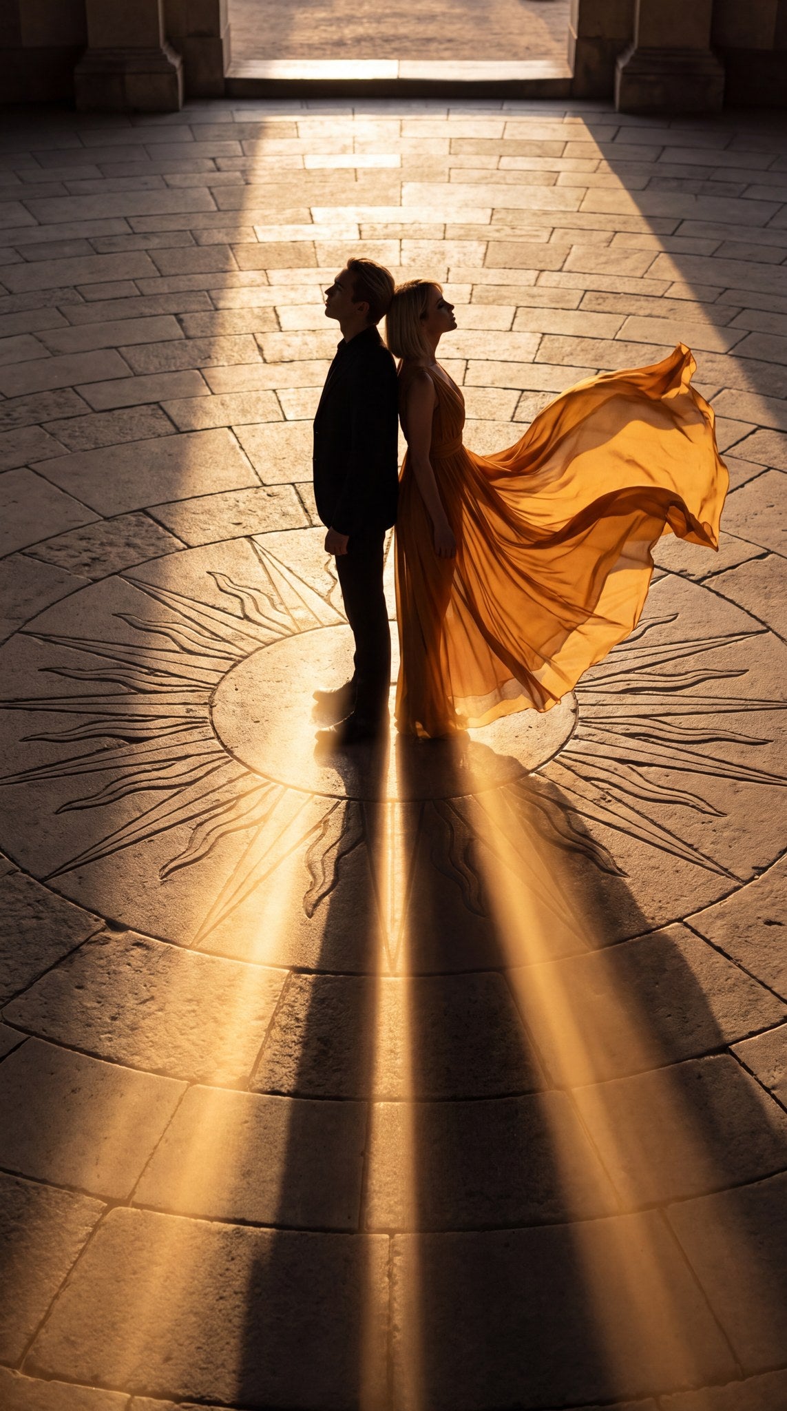 Golden Hour Solstice Silhouette Art