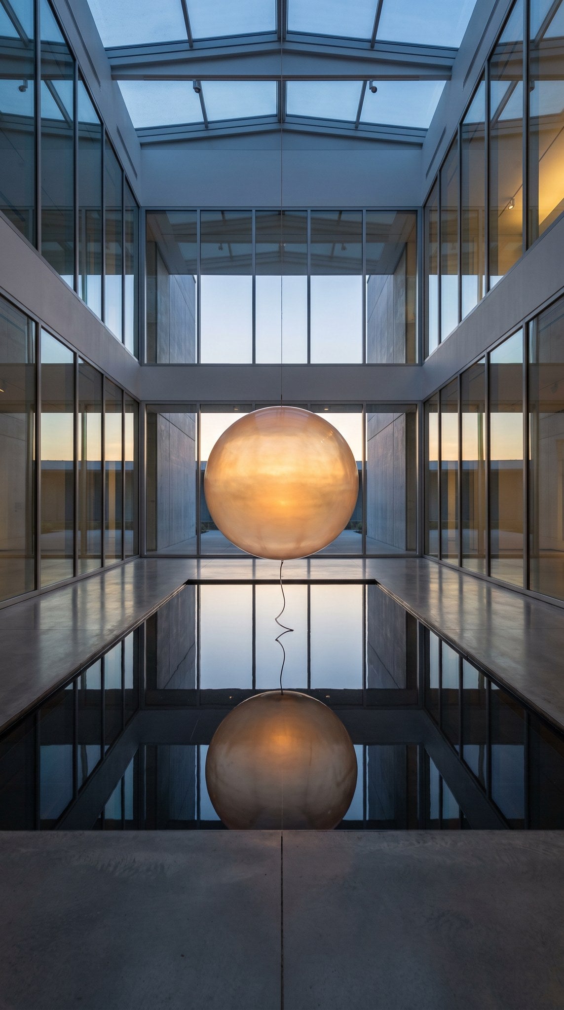 Modernist Atrium Sol Art Print