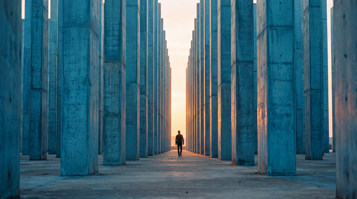 Monolith Corridor Architectural Wall Art