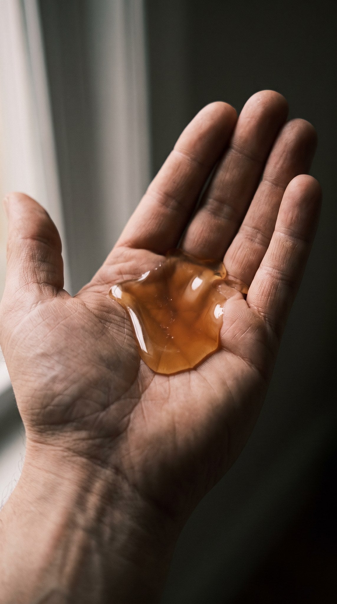 Amber Essence Minimalist Tactile Fine Art
