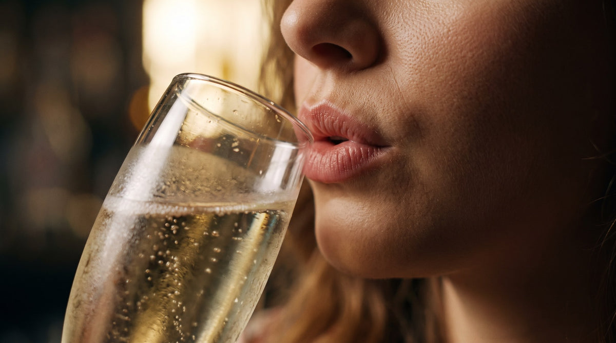 Golden Champagne Toast Art Piece