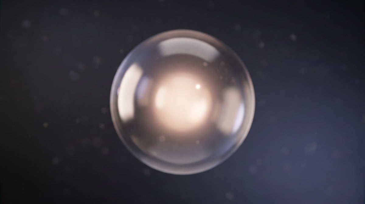 Luminous Glass Sphere Abstract Glow Artwork