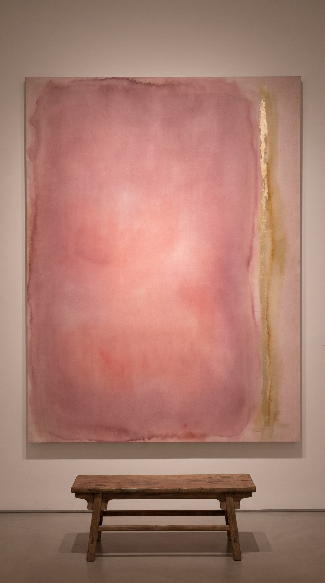 Blush Horizon Abstract Wall Art