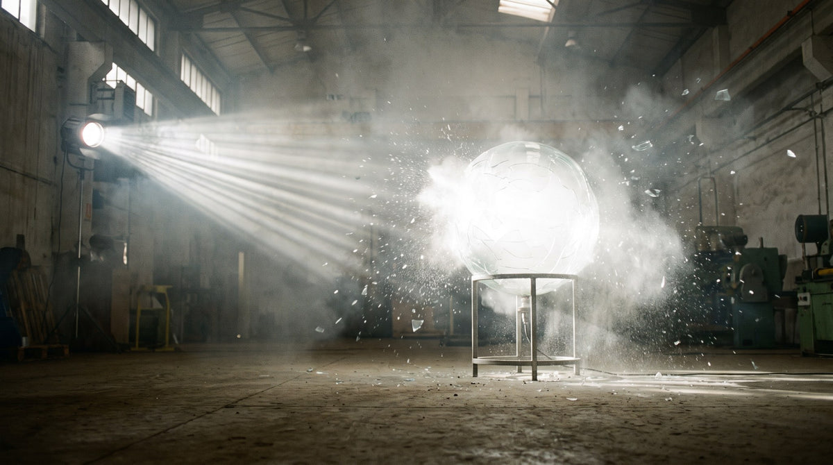 Luminous Flashpoint Industrial Wall Art