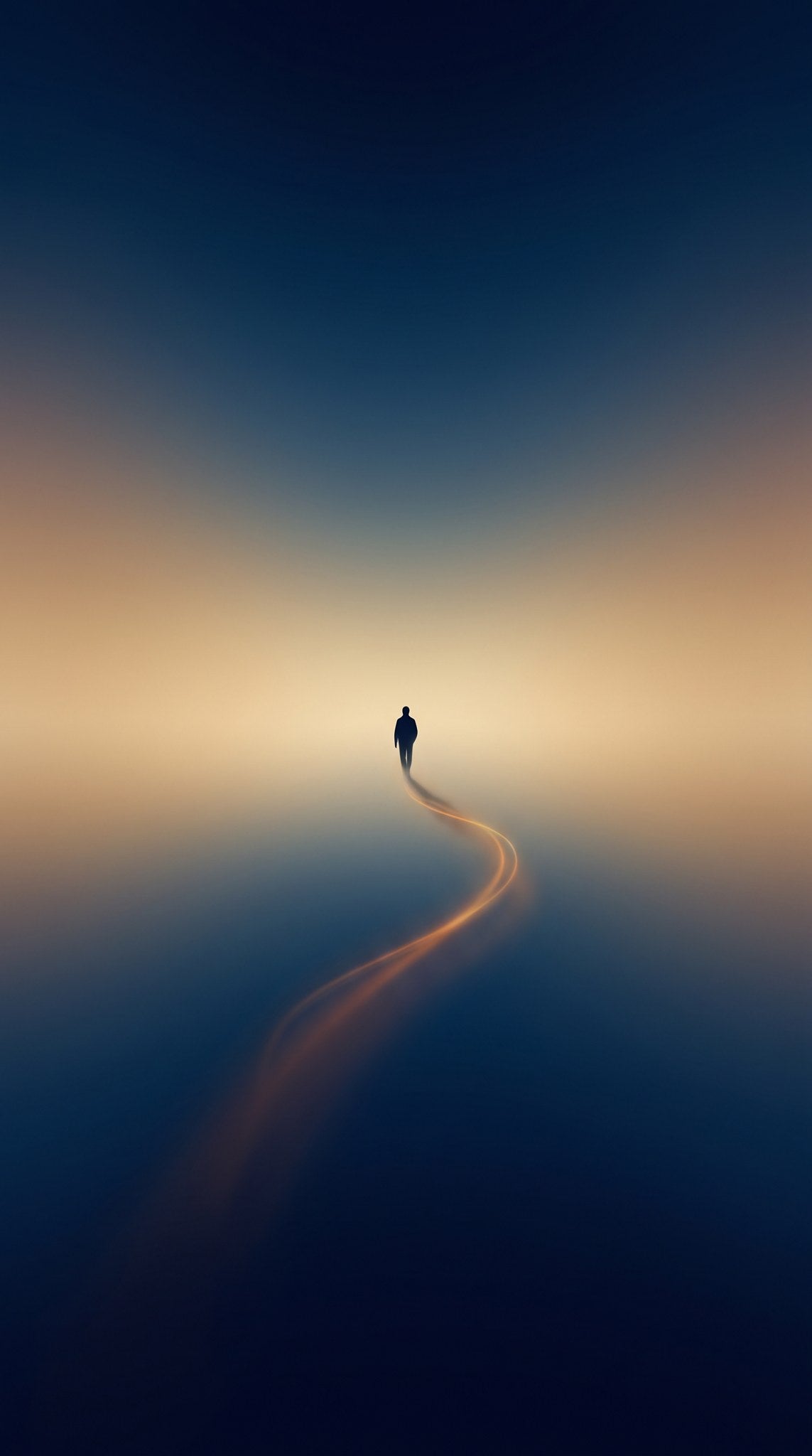 Solitary Horizon Contemporary Wall Art
