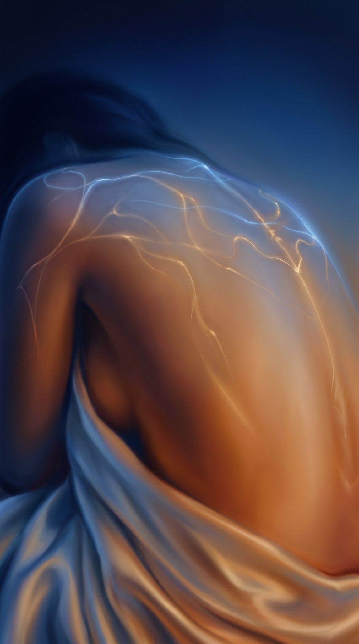 Luminous Whispers Glowing Intimate Art