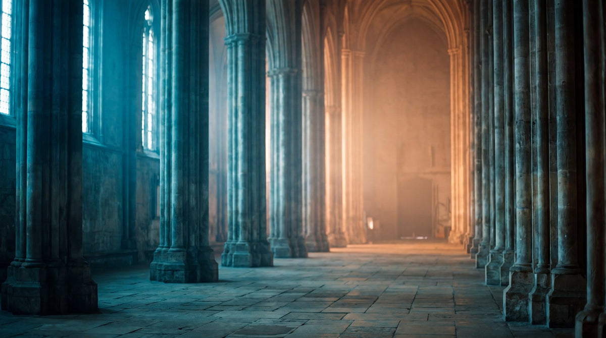 Gothic Sanctuary Cathedral Arches Art