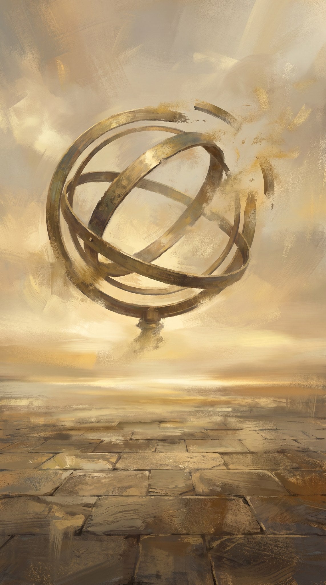Celestial Armillary Sphere Art - Chronos