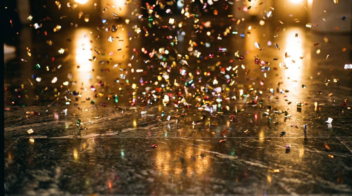 Midnight Confetti Rain