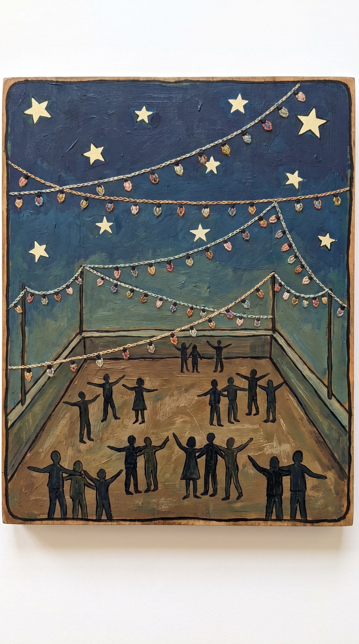 Starlit Midsummer Dance Art Print