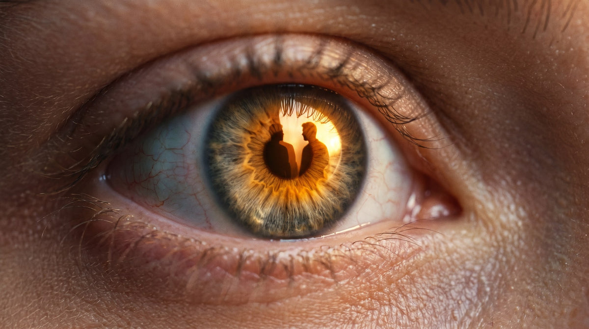 Golden Gaze Silhouette Fine Art Print