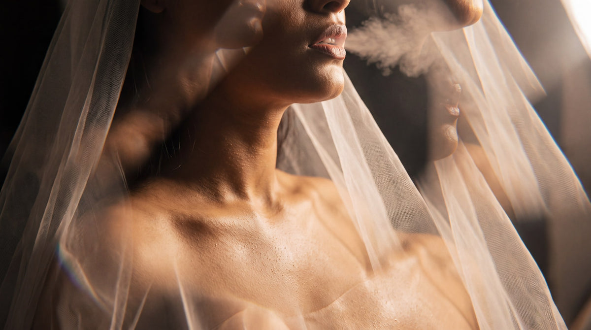 Ethereal Veil Cinematic Portrait