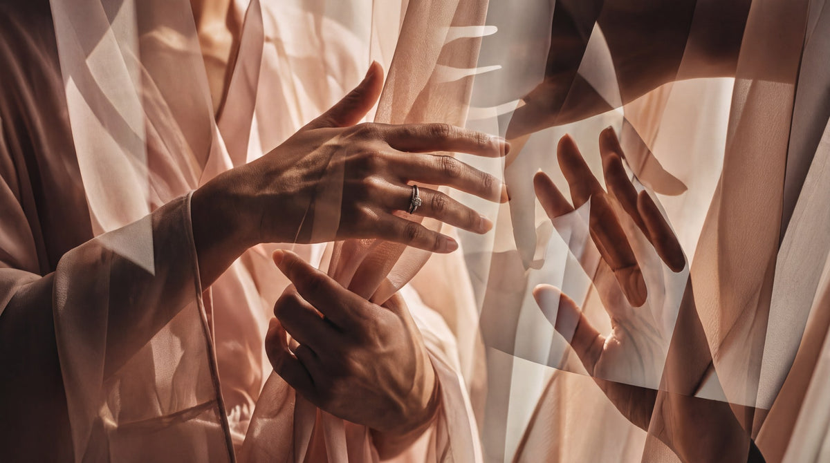 Veiled Touch Delicate Romance Art