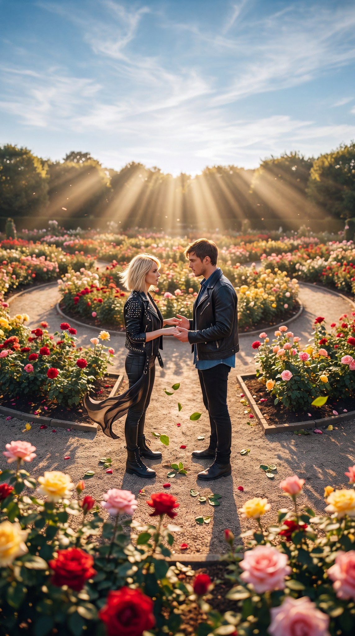 Rose Sanctuary Romance Wall Art Print