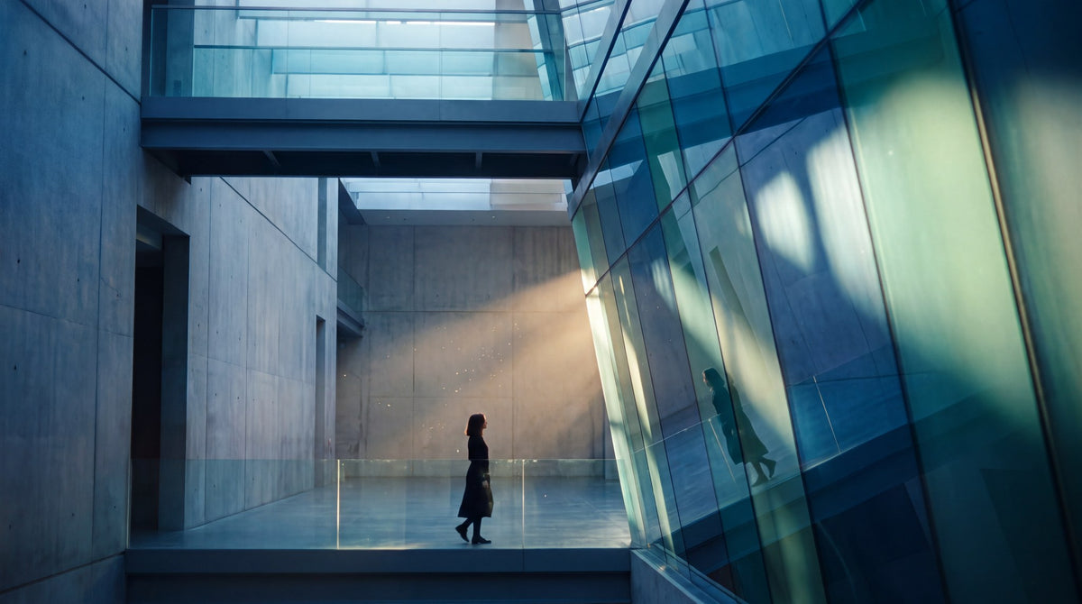 Solitary Light Modern Architectural Art