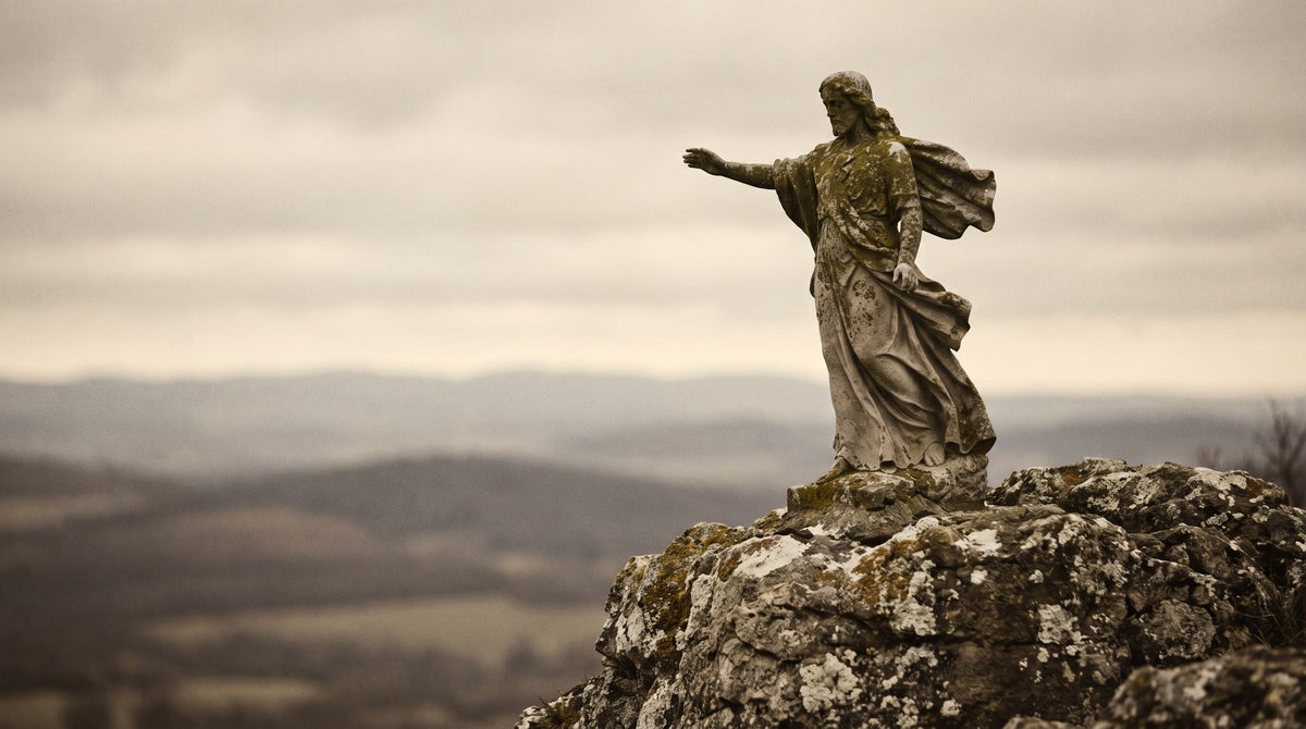 Sacred Summit Stone Statue Fine Art