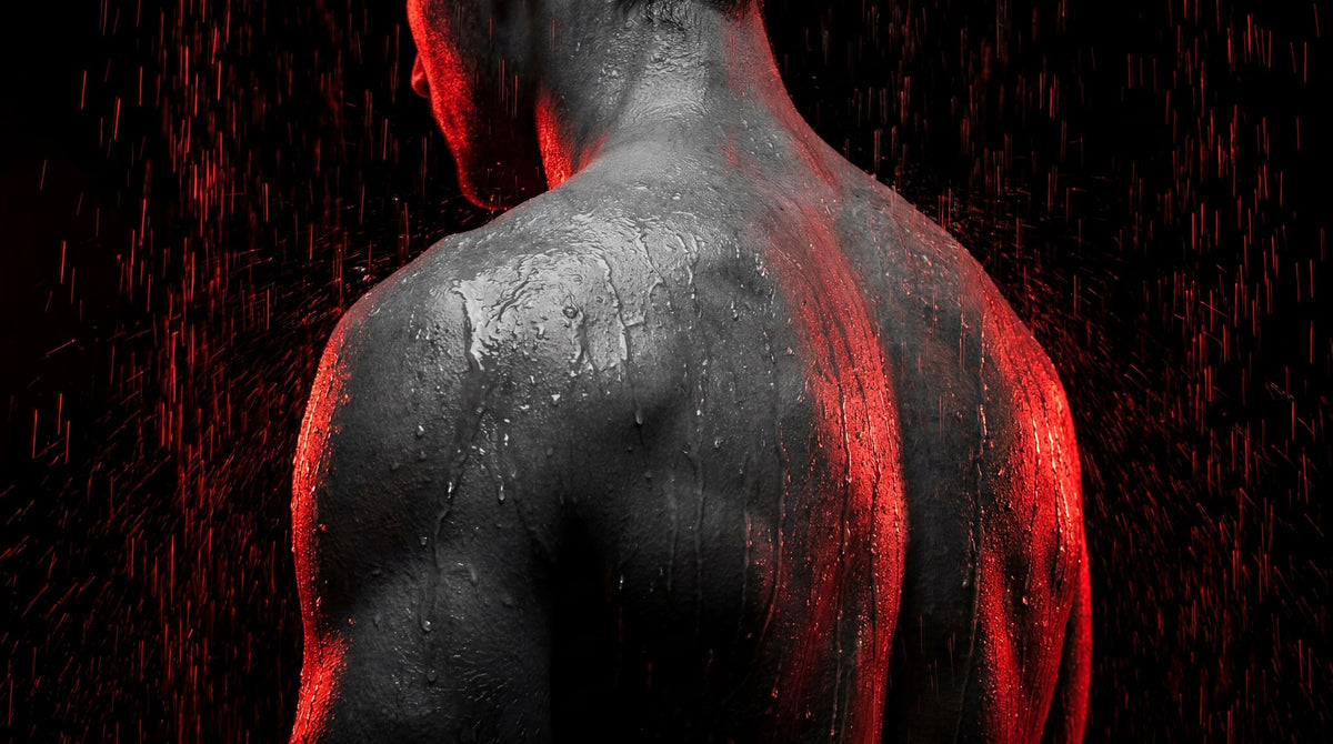 Crimson Rain Silhouette Artwork