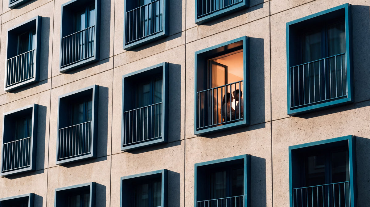 Balcony Silhouette Architectural Art
