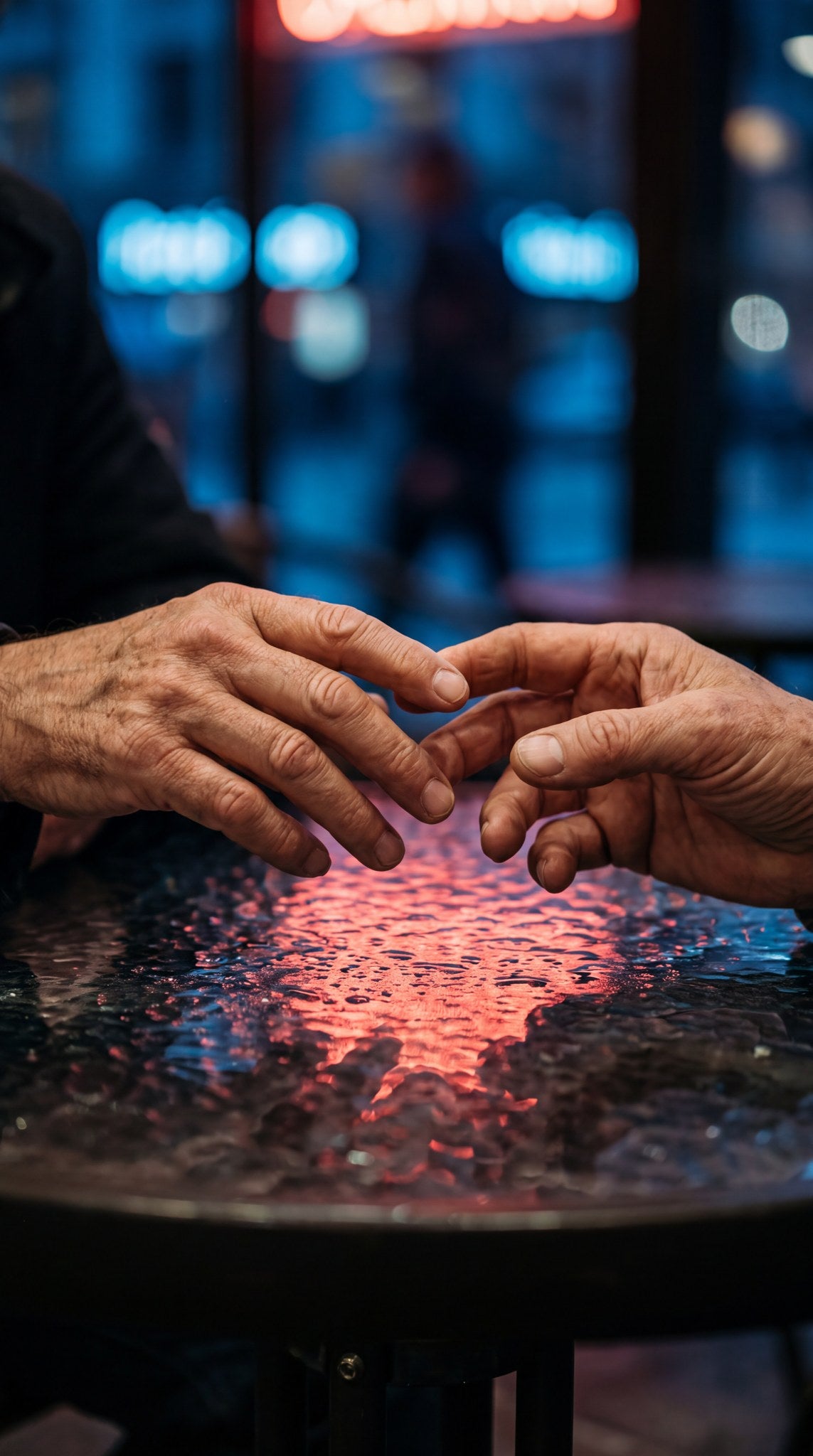 Ethereal Echoes Nocturnal Hands Art