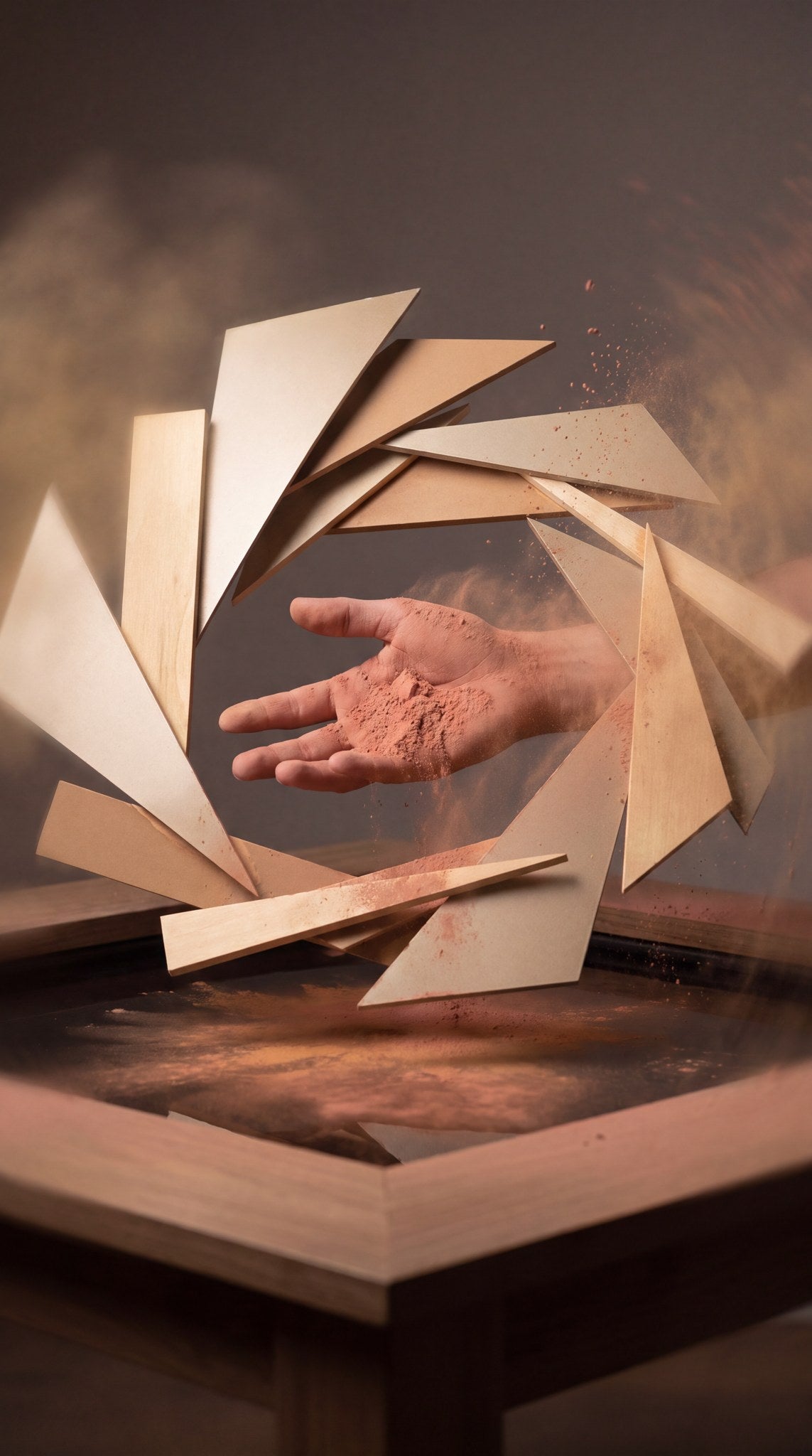Kinetic Aperture Terracotta Art