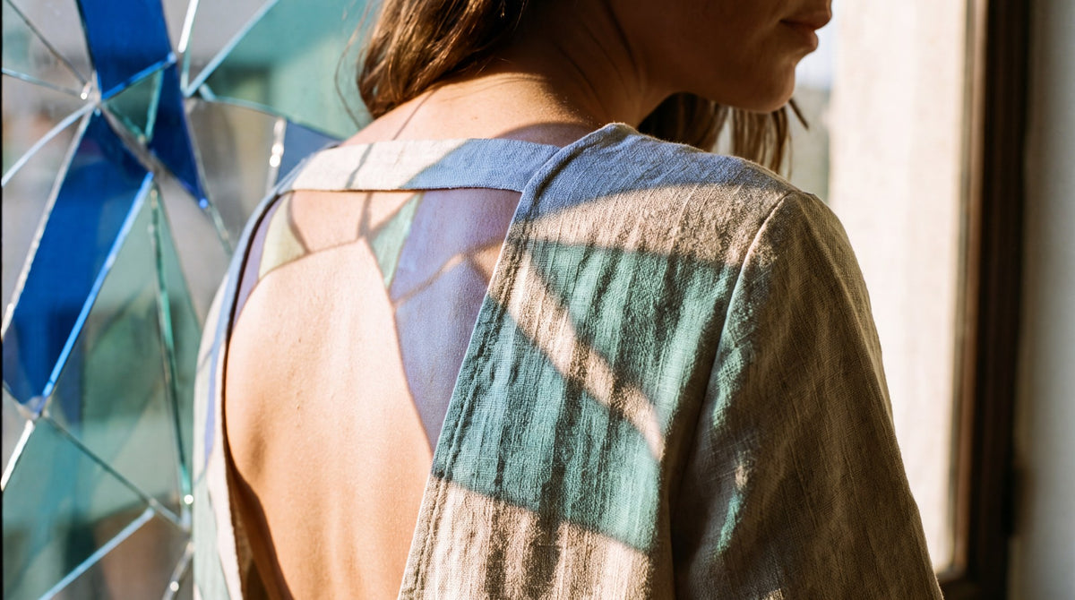 Sunlit Prisms Abstract Silhouette Art
