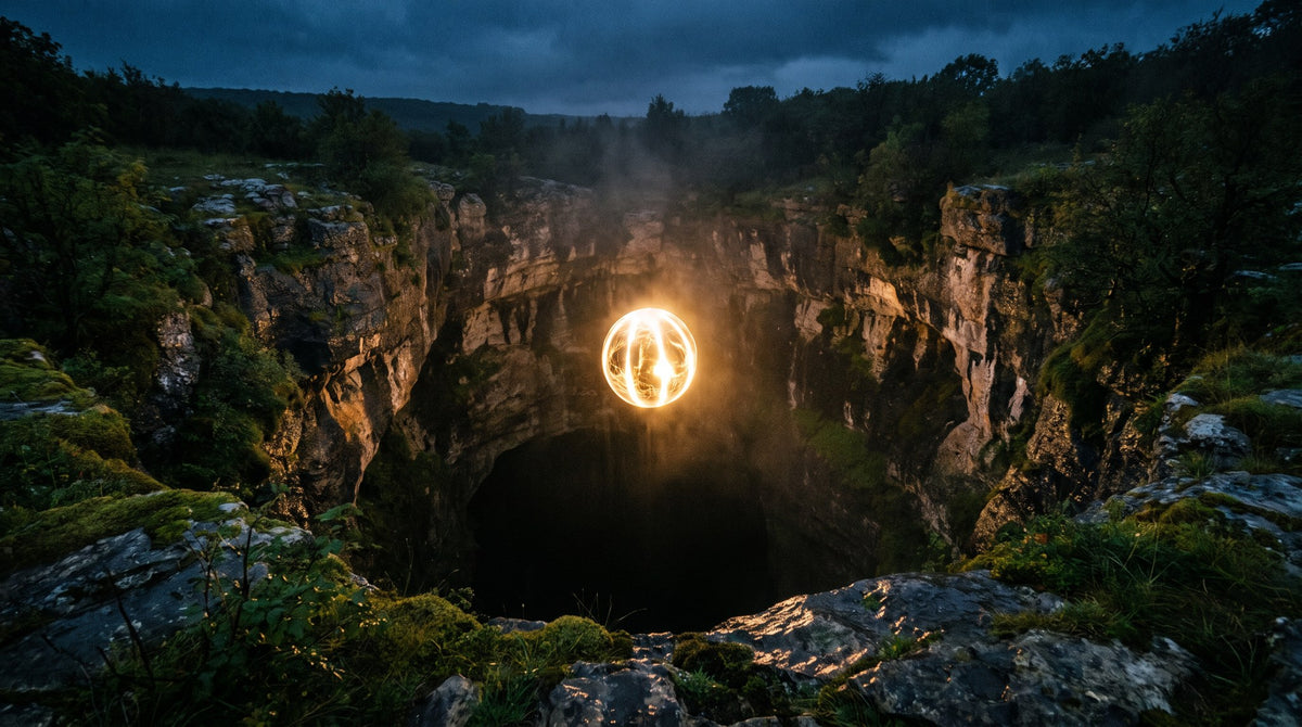 Luminous Void Glow Fine Art Print