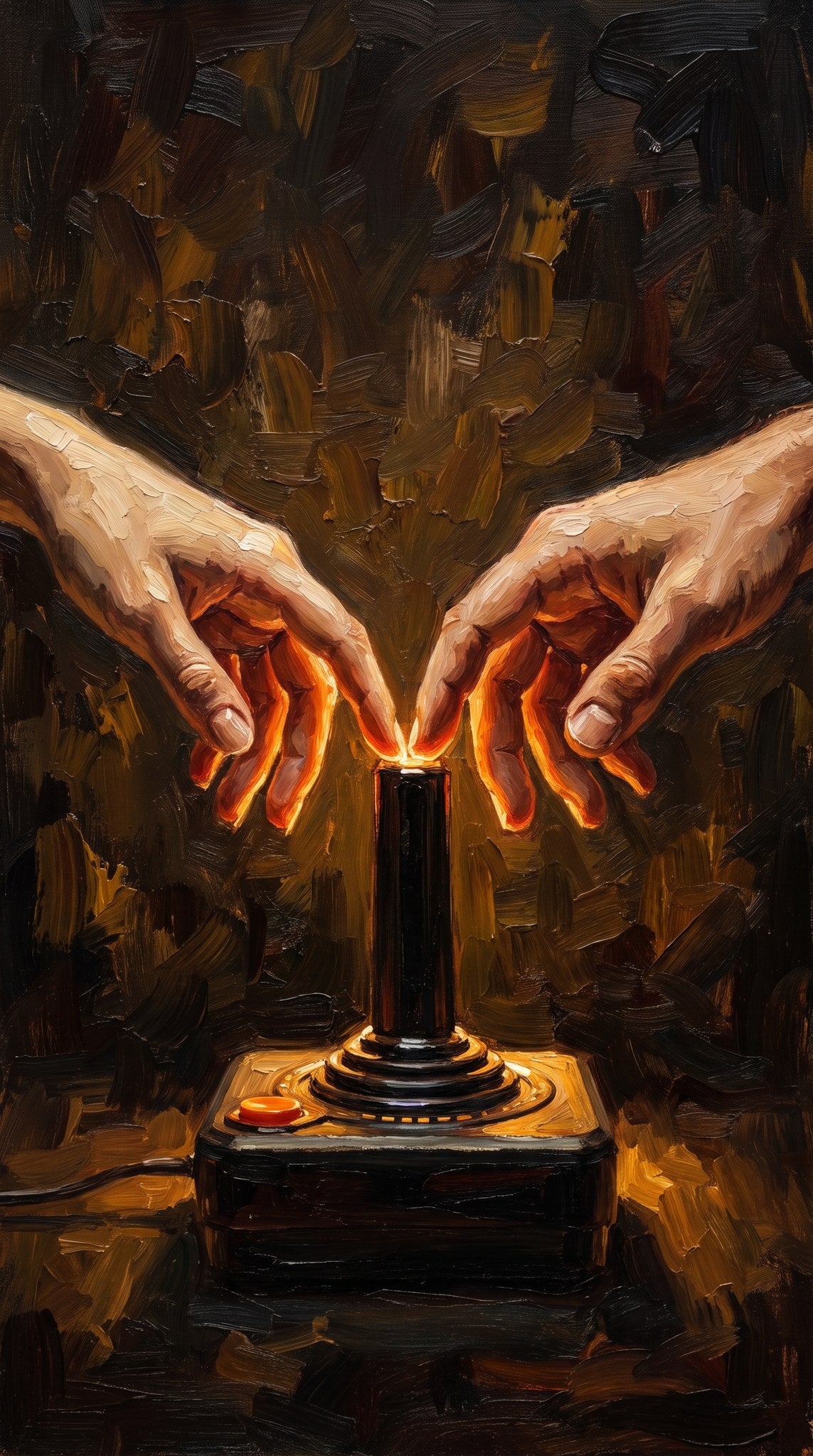 Creation of Retro Gaming Masterpiece Canvas