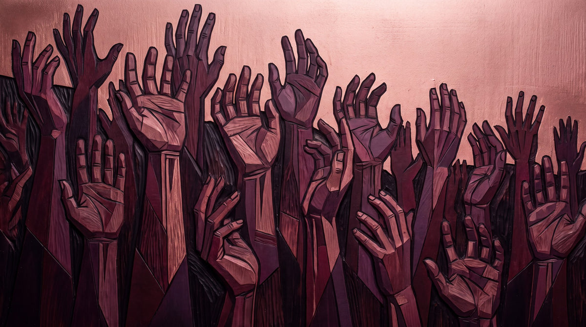Sculpted Hands of Unity Artwork