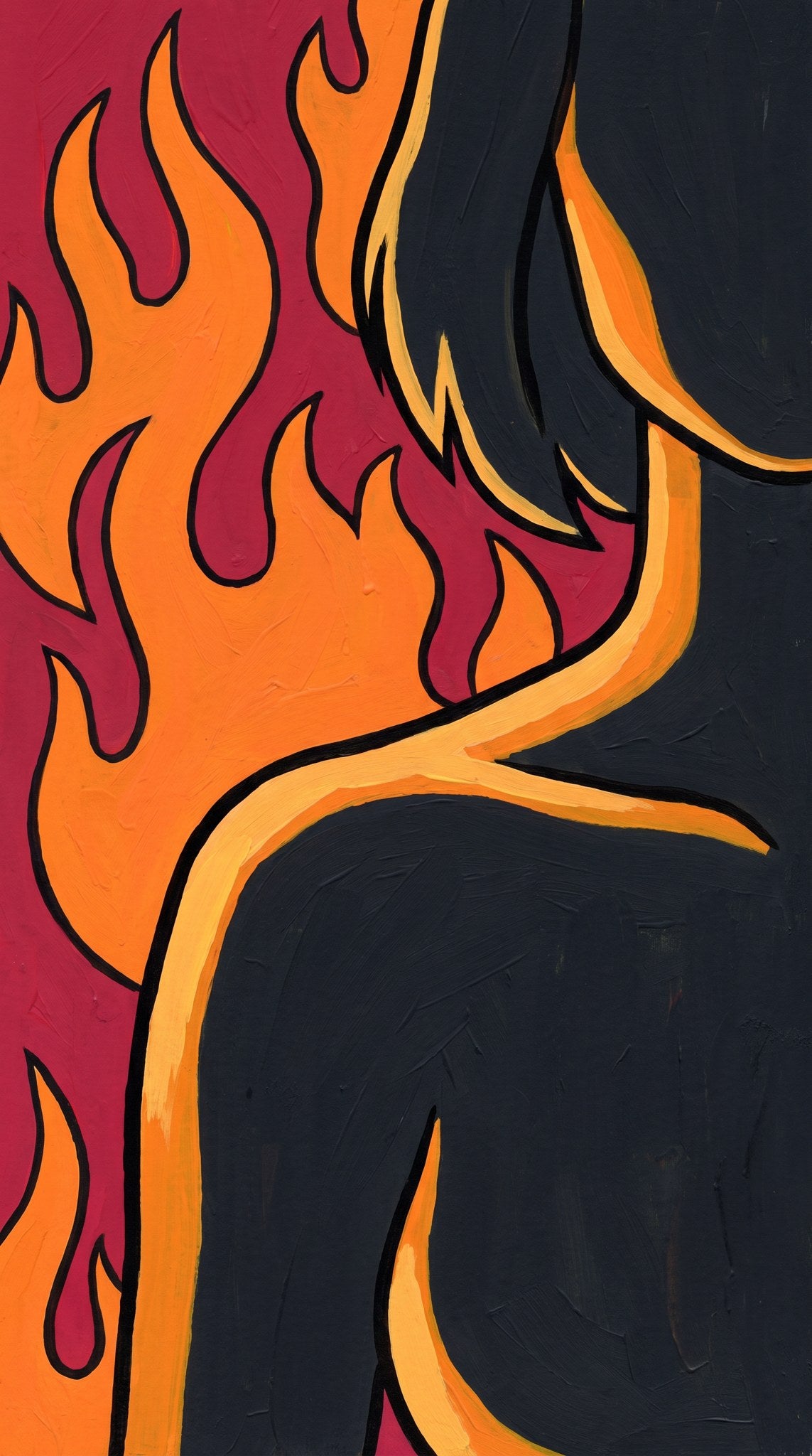 Infernal Silhouette Graphic Art