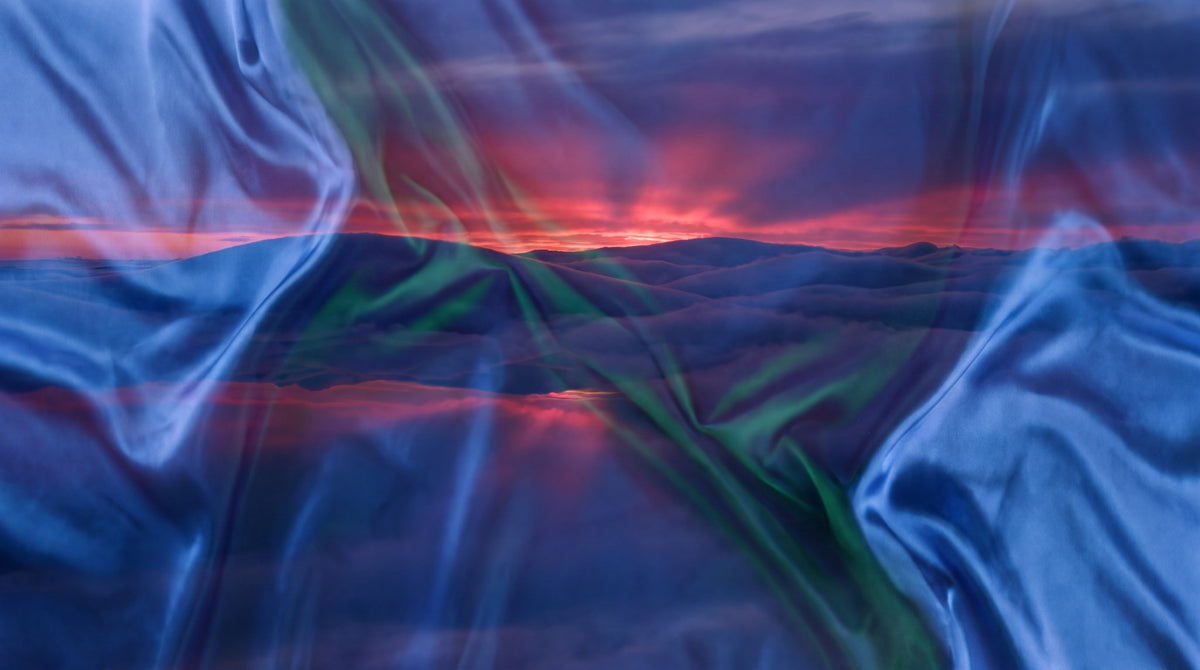Ethereal Silk Horizon Art