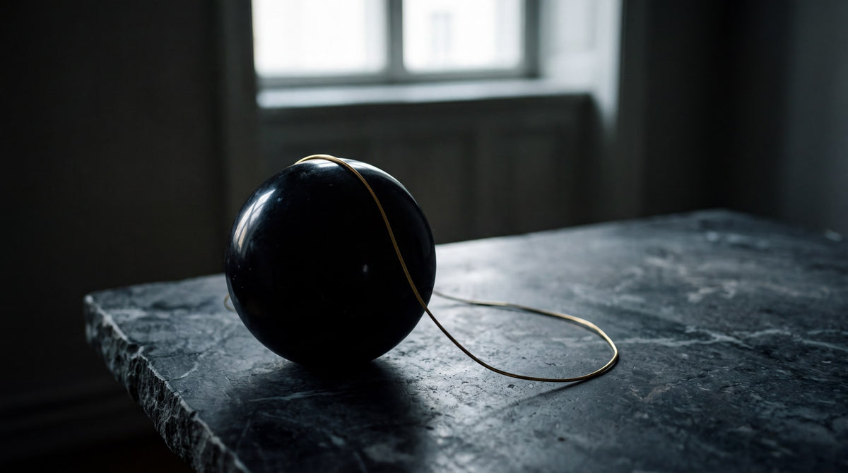 Obsidian Sphere Contemporary Art