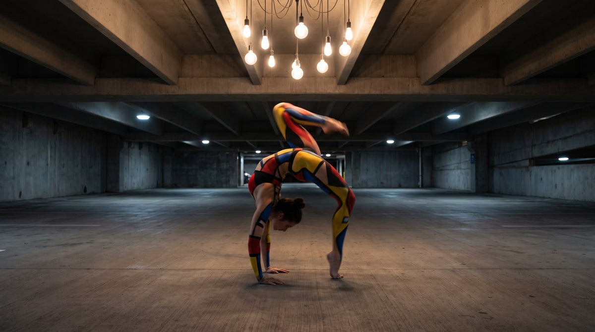 Kinetic Harmony Contortionist Art